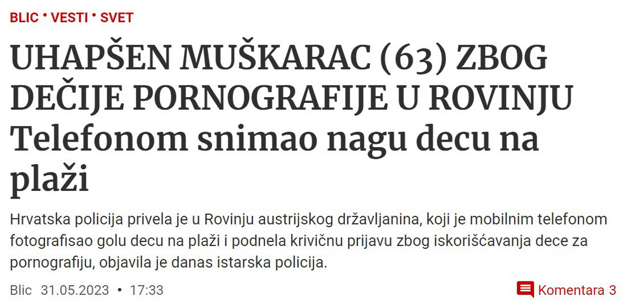  Ne puštajte decu bez odeće na plažama 